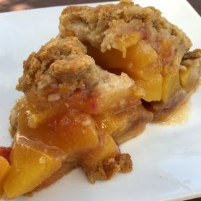 Gluten-free peach pie from Lilac Patisserie